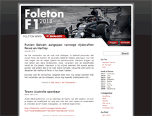 Tablet Screenshot of foletonf1.com
